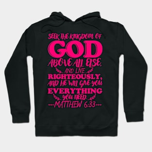 Matthew 6:33 Hoodie